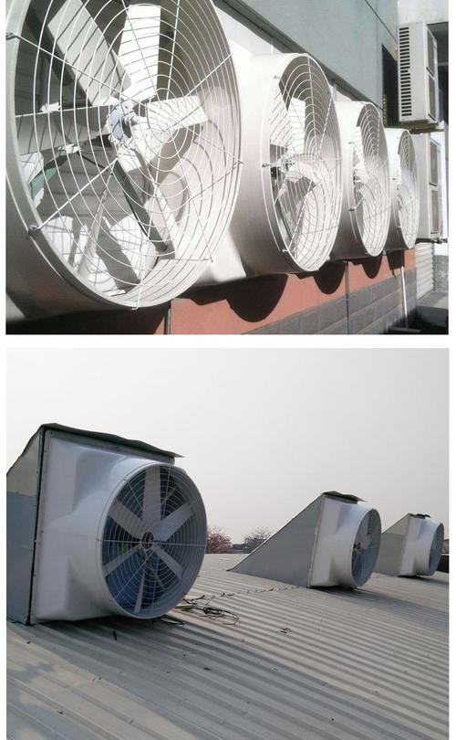 风机工业排风扇380v强力静音养殖场抽风机工厂换气扇380v电机1260型